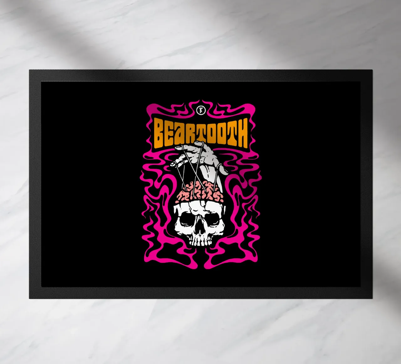Cranio cerebrale vintage - Beartooth zerbino da https://www.juniqe.com/uk/shop/Henndraws