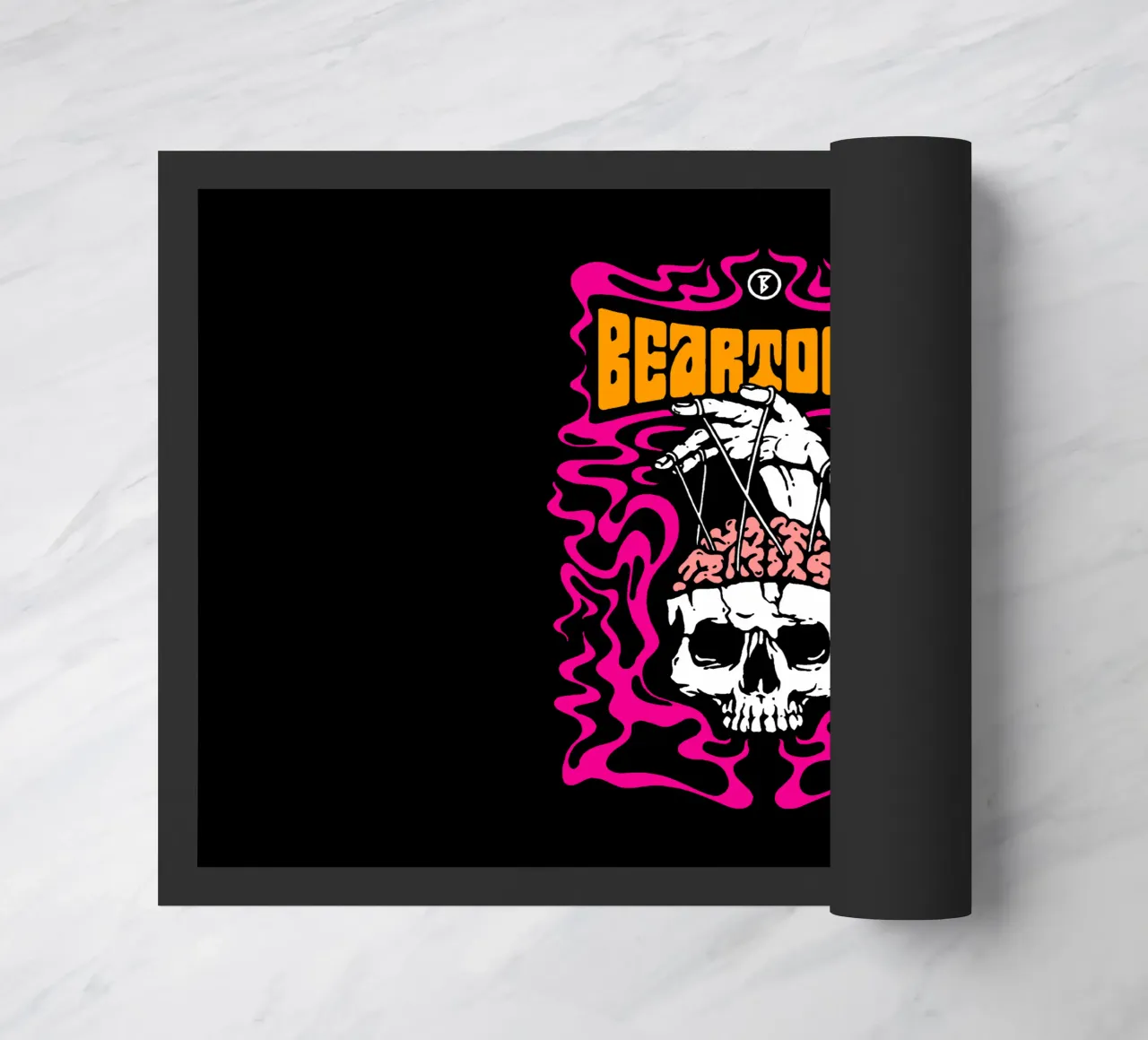 Cranio cerebrale vintage - Beartooth zerbino da https://www.juniqe.com/uk/shop/Henndraws