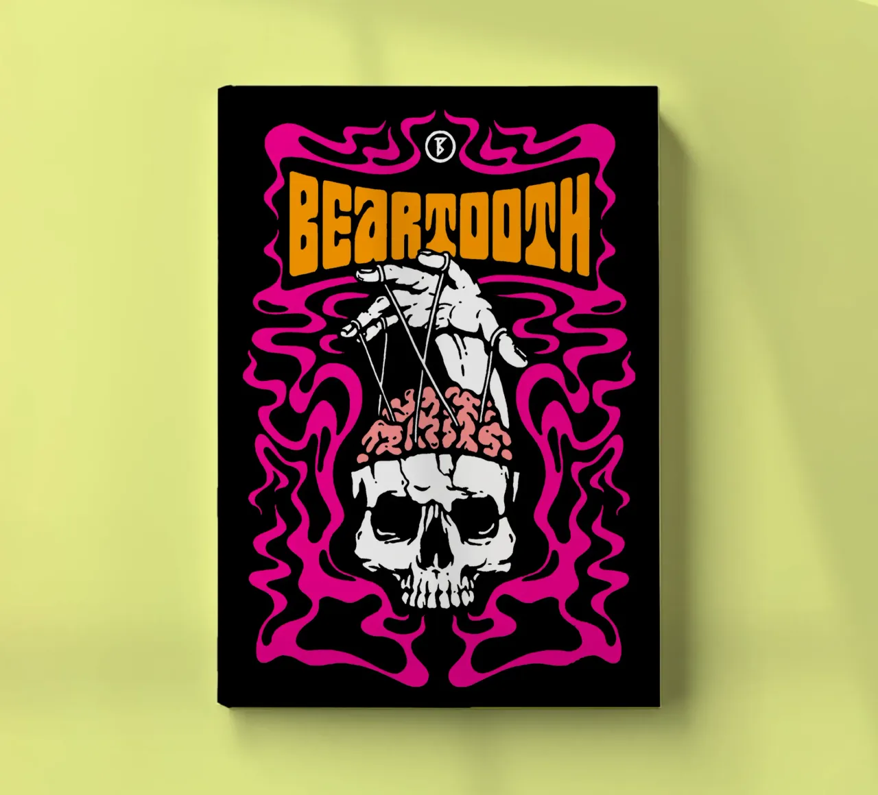 Vintage Brain Skull - Beartooth notebook by https://www.juniqe.com/uk/shop/Henndraws
