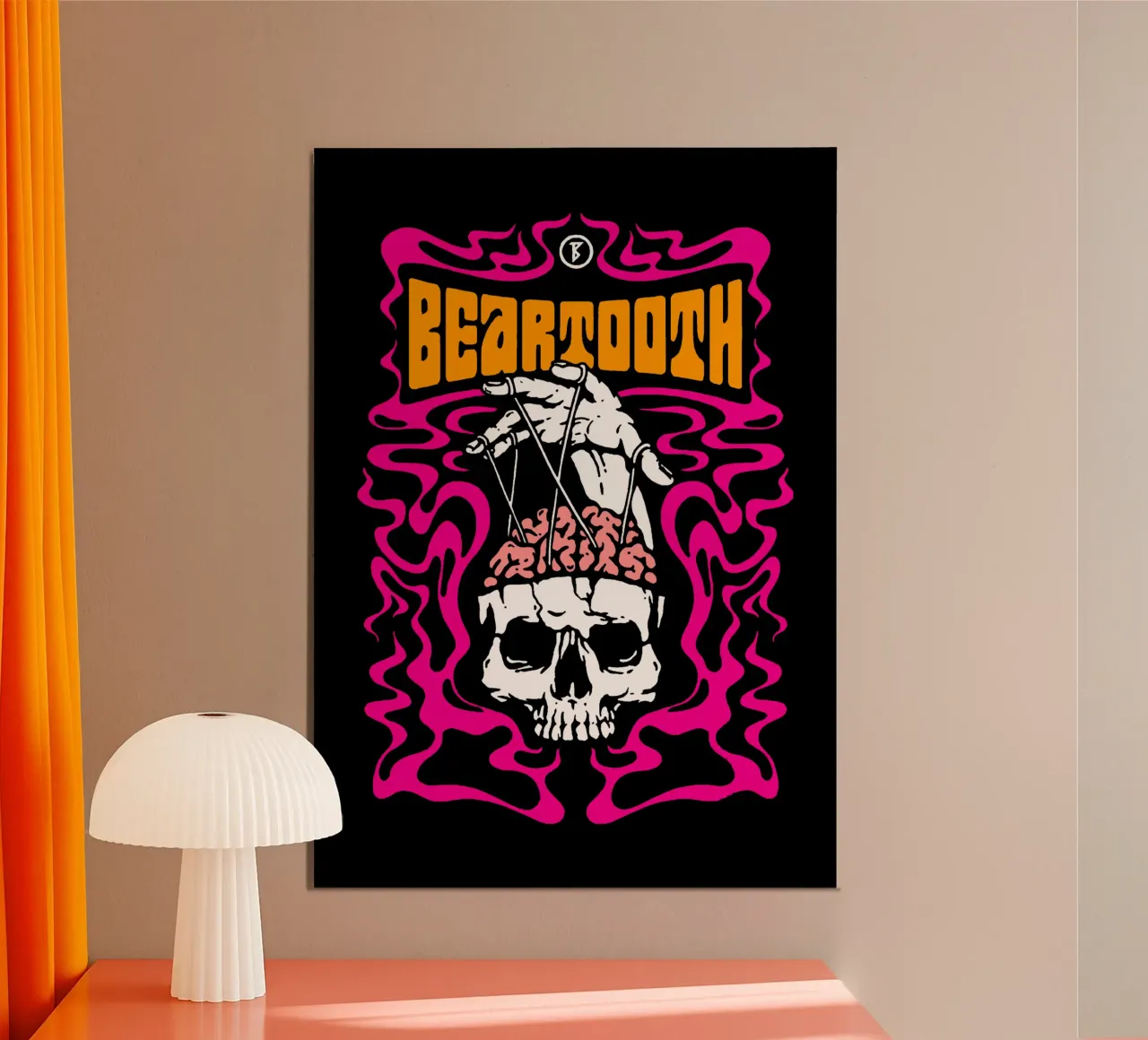 Cranio cerebrale vintage - Beartooth carta hahnemühle da https://www.juniqe.com/uk/shop/Henndraws