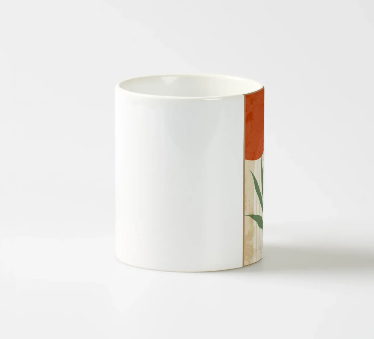Floreale minimalista tazza in ceramica da Adam Bican