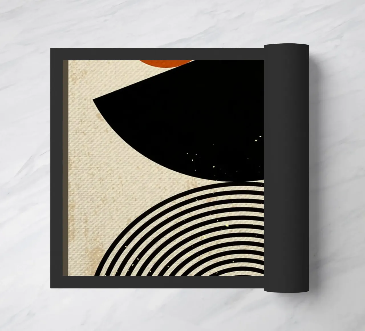 Linee e cerchi zerbino da Adam Bican