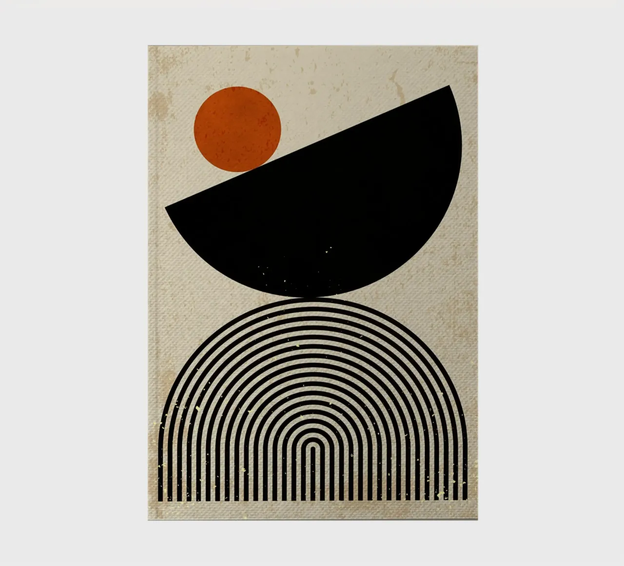 Lines and circles notebook by Adam Bican