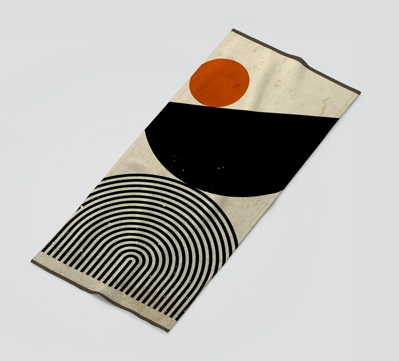 Linee e cerchi telo mare da Adam Bican