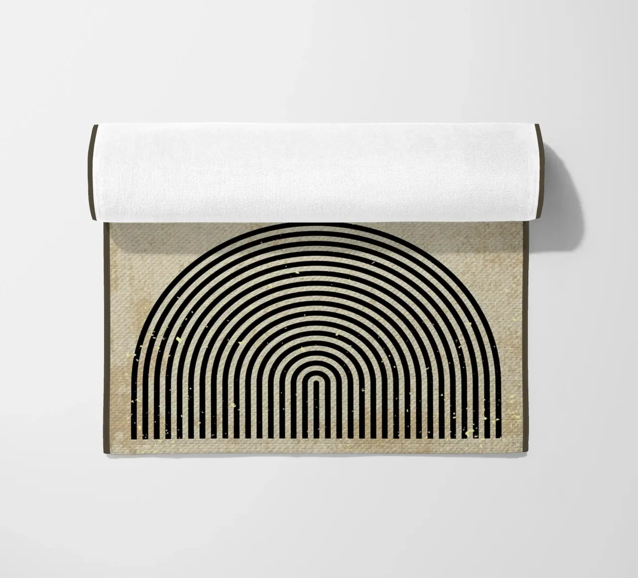 Linee e cerchi telo mare da Adam Bican