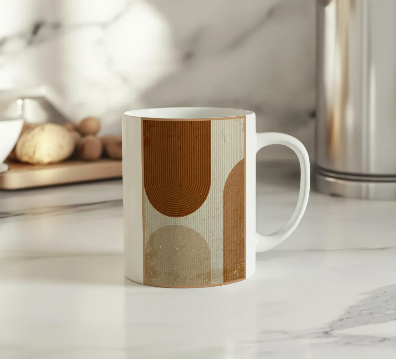 Geometria delle linee tazza in ceramica da Adam Bican