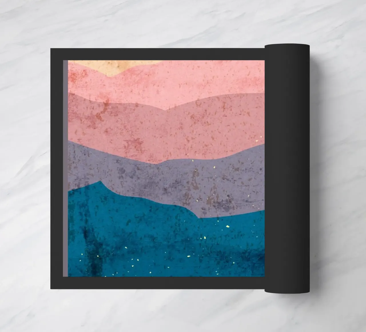 Harmonious landscape doormat by Adam Bican