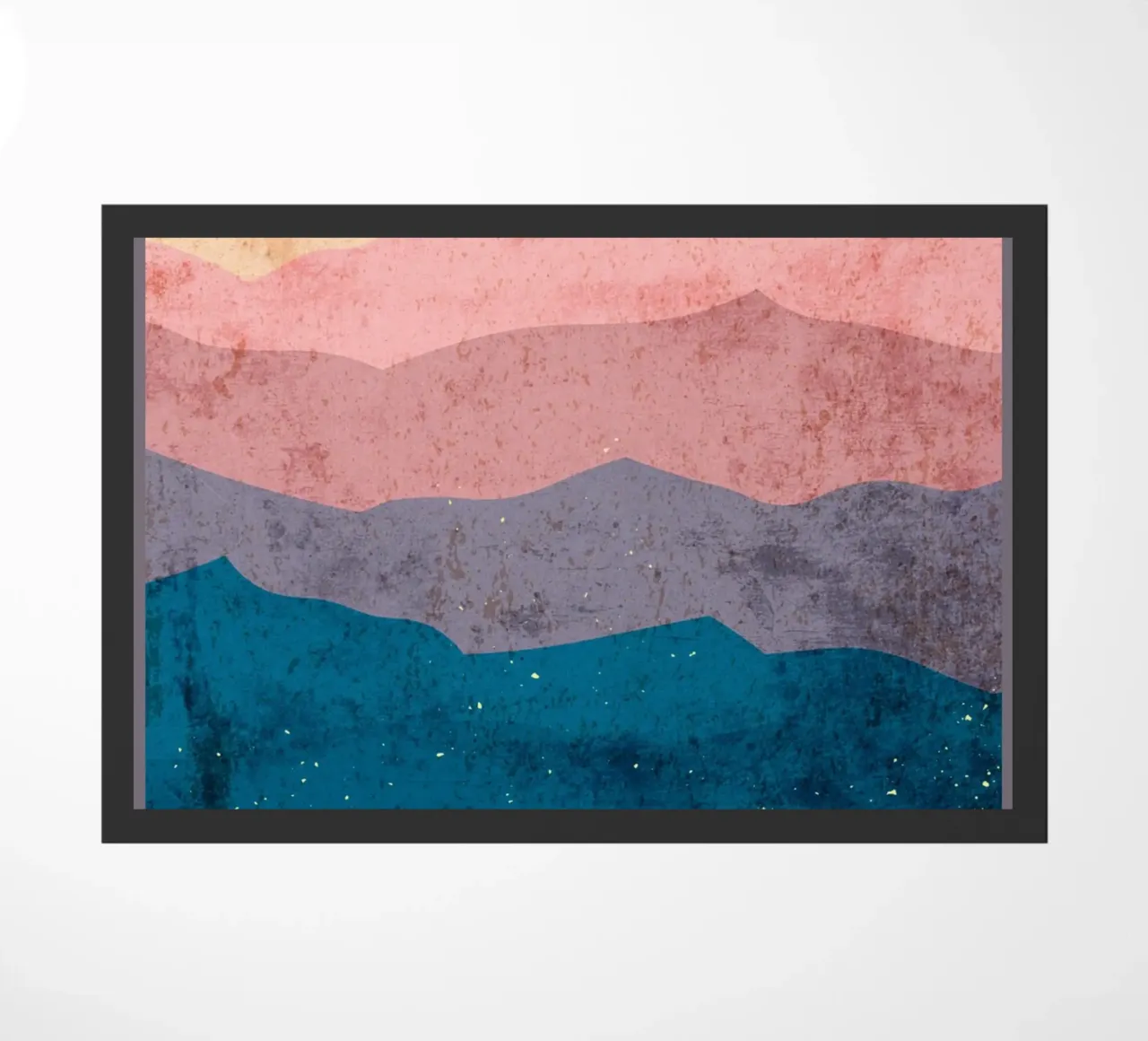 Harmonious landscape doormat by Adam Bican