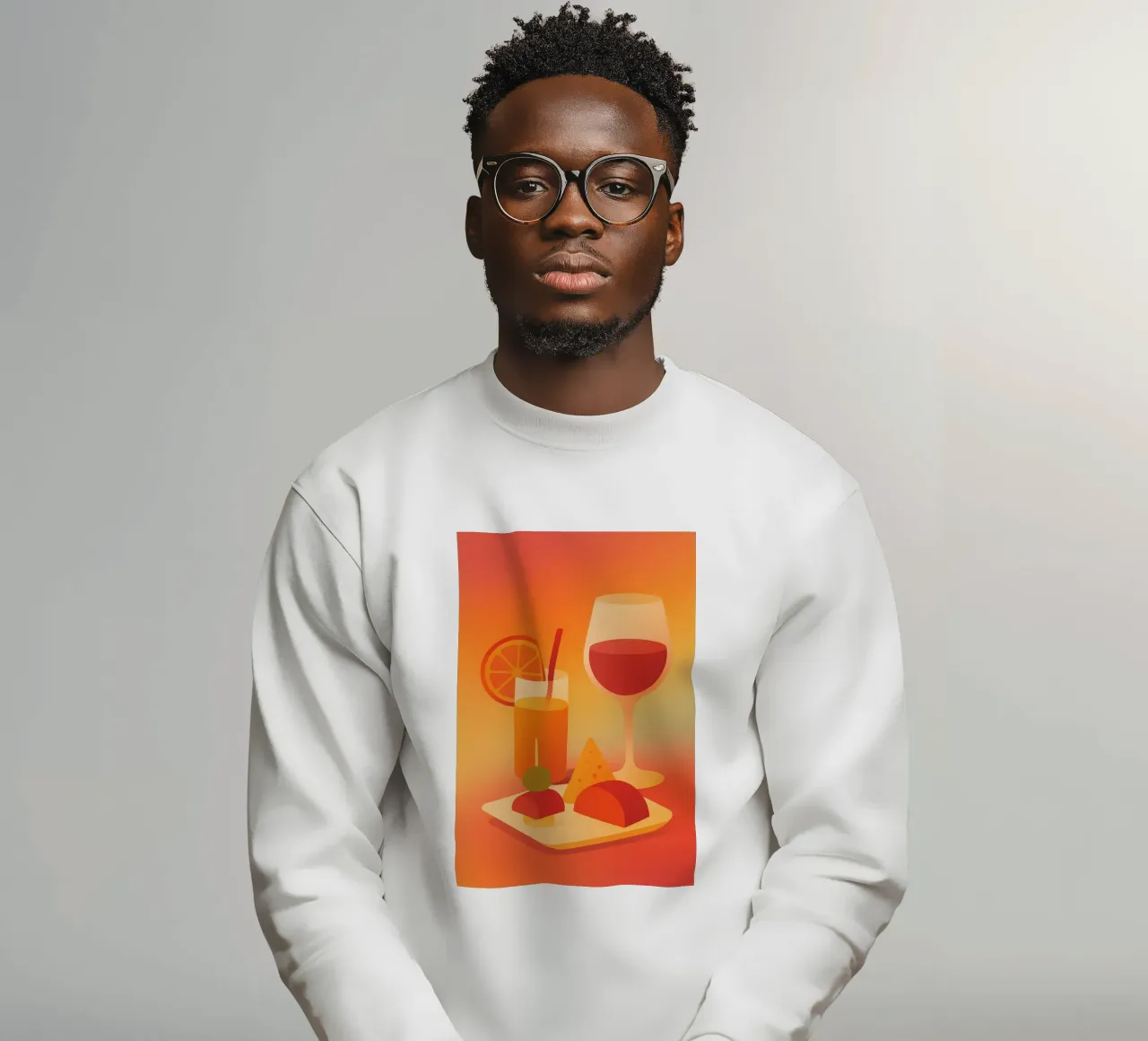 APÉRO TIME - L'arte di vivere a colori felpa da Boissons - Affiches & posters - Retro