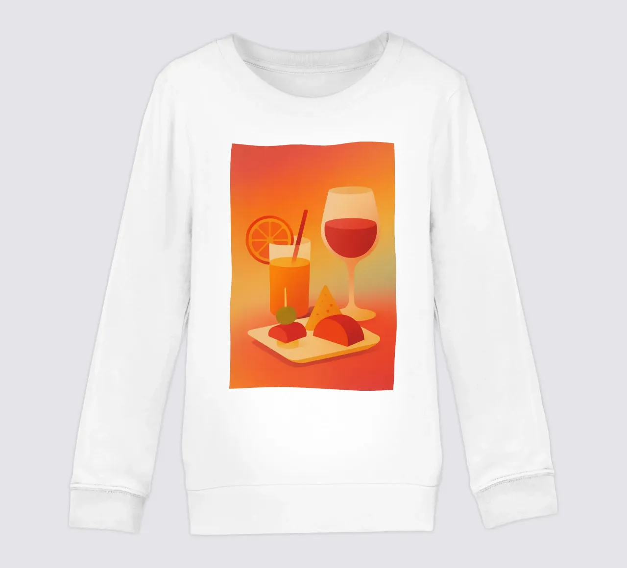 APÉRO TIME - L'arte di vivere a colori felpa bambino da Boissons - Affiches & posters - Retro