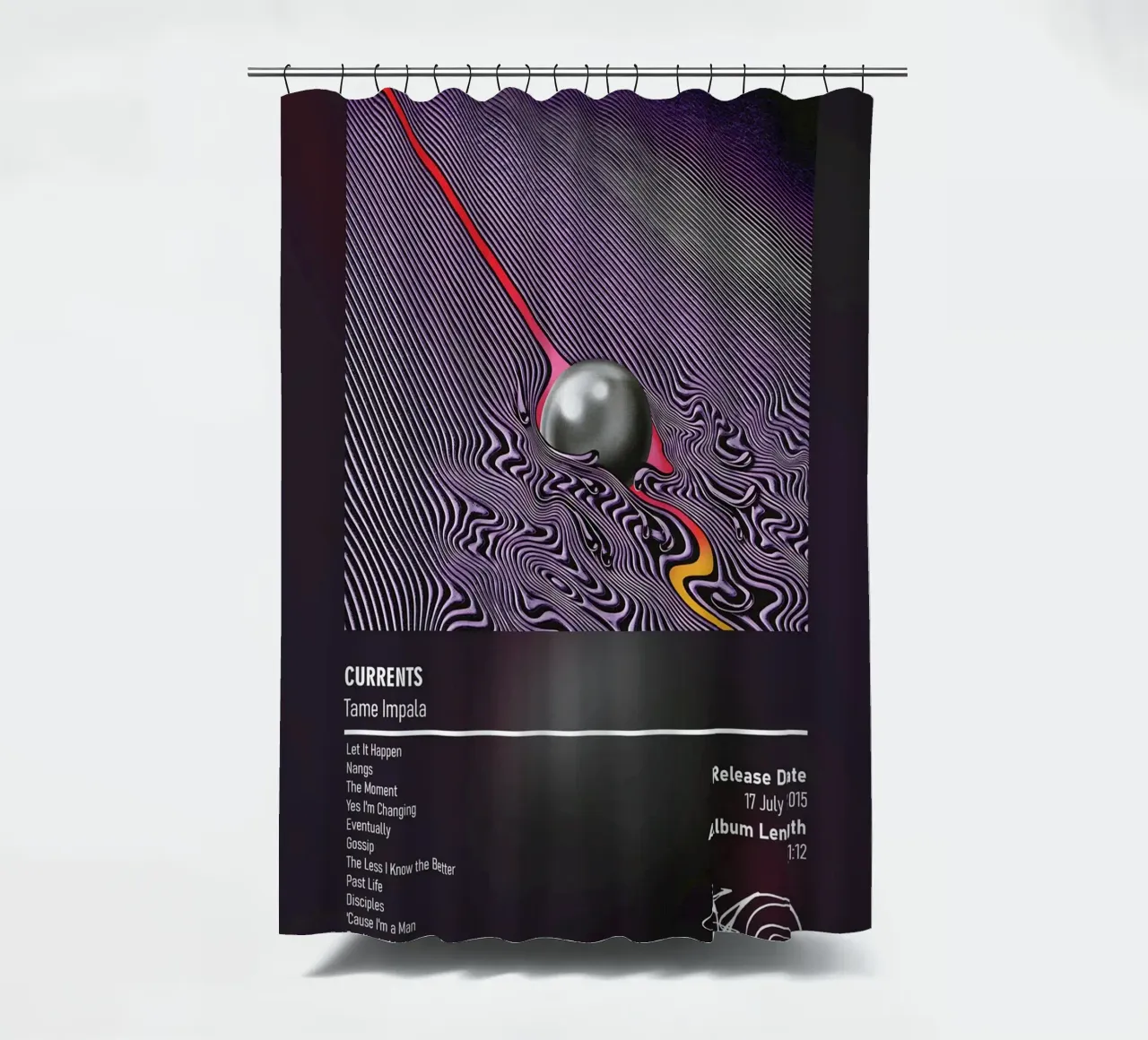 Currents By Tame Impala (Kevin Parker) tenda da doccia da DGUnder