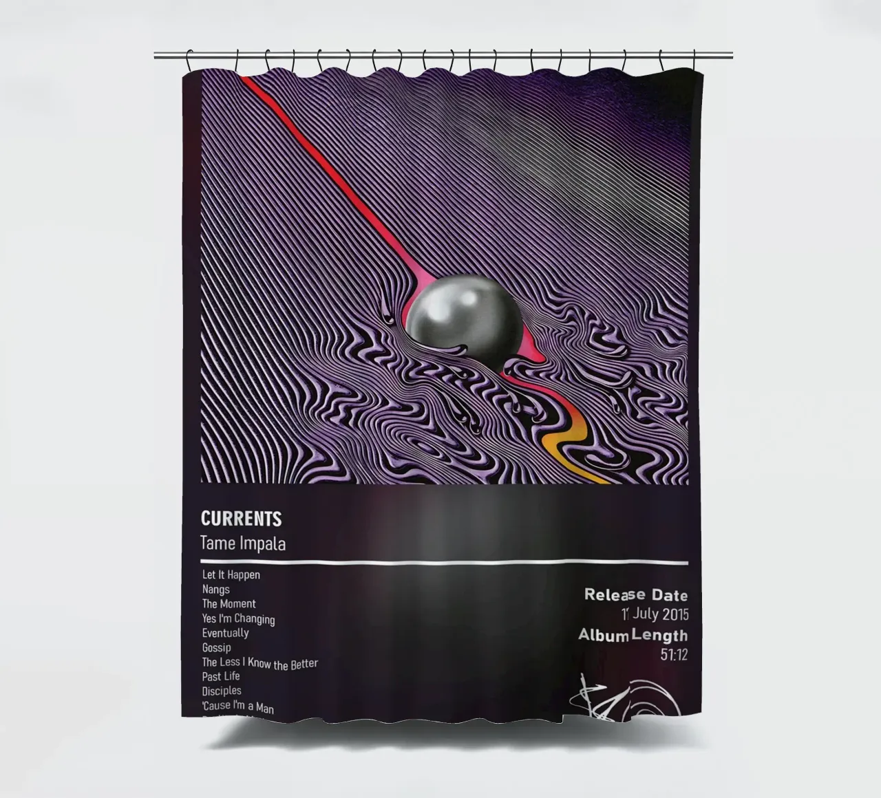 Currents By Tame Impala (Kevin Parker) tenda da doccia da DGUnder