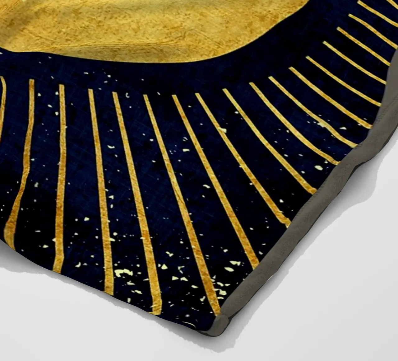 Goldene Sonne Fleecedecke von Adam Bican