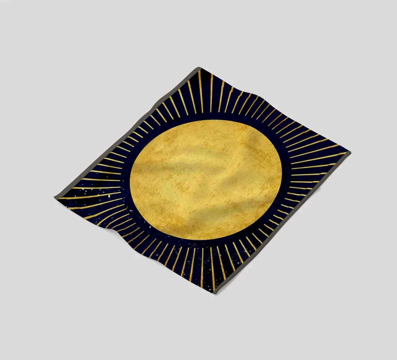 Goldene Sonne Fleecedecke von Adam Bican