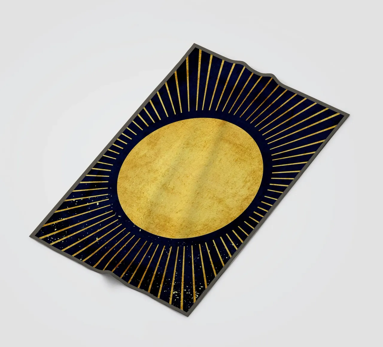 Goldene Sonne Fleecedecke von Adam Bican