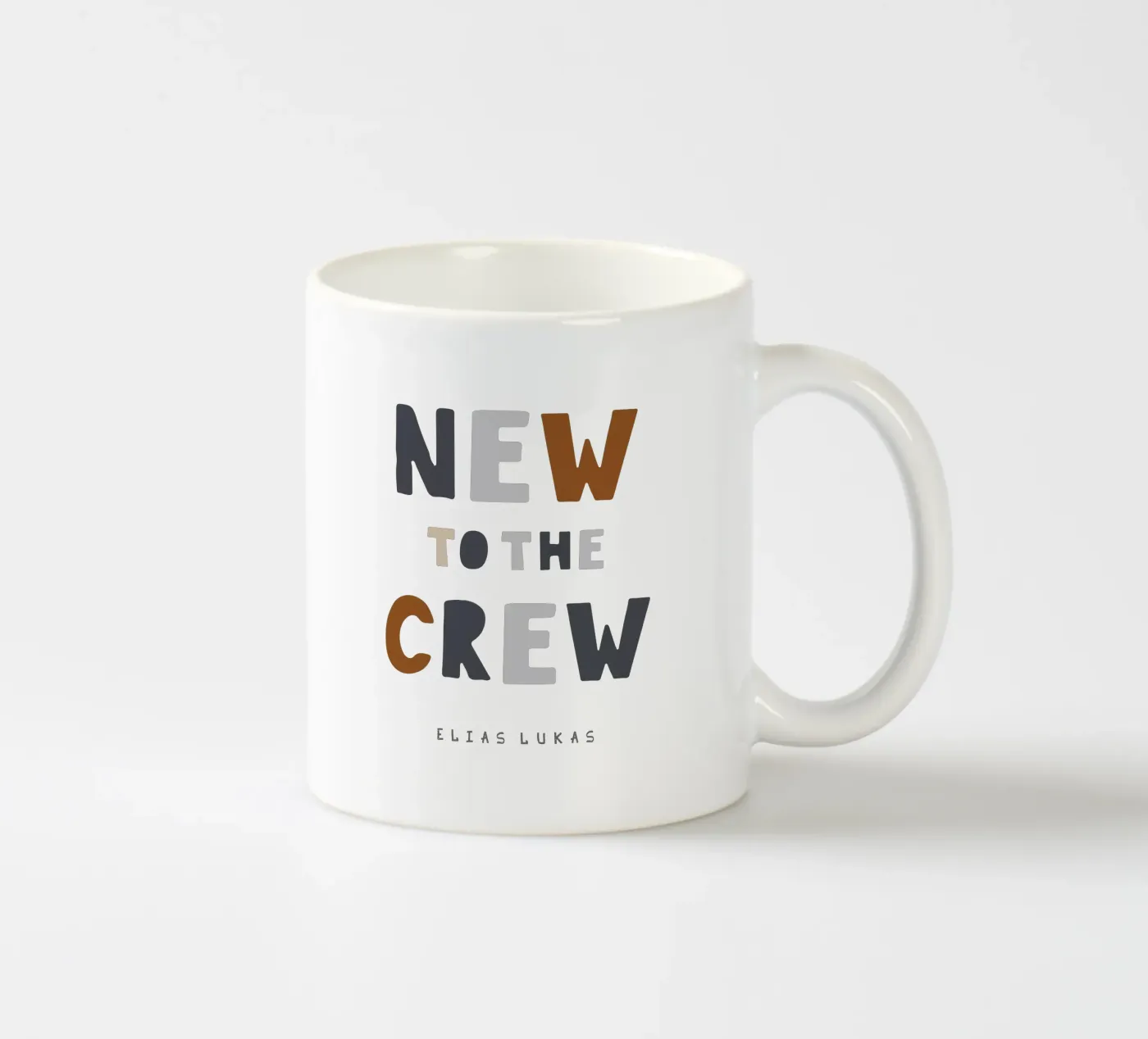 Crew ceramic mug by Kartenliebe