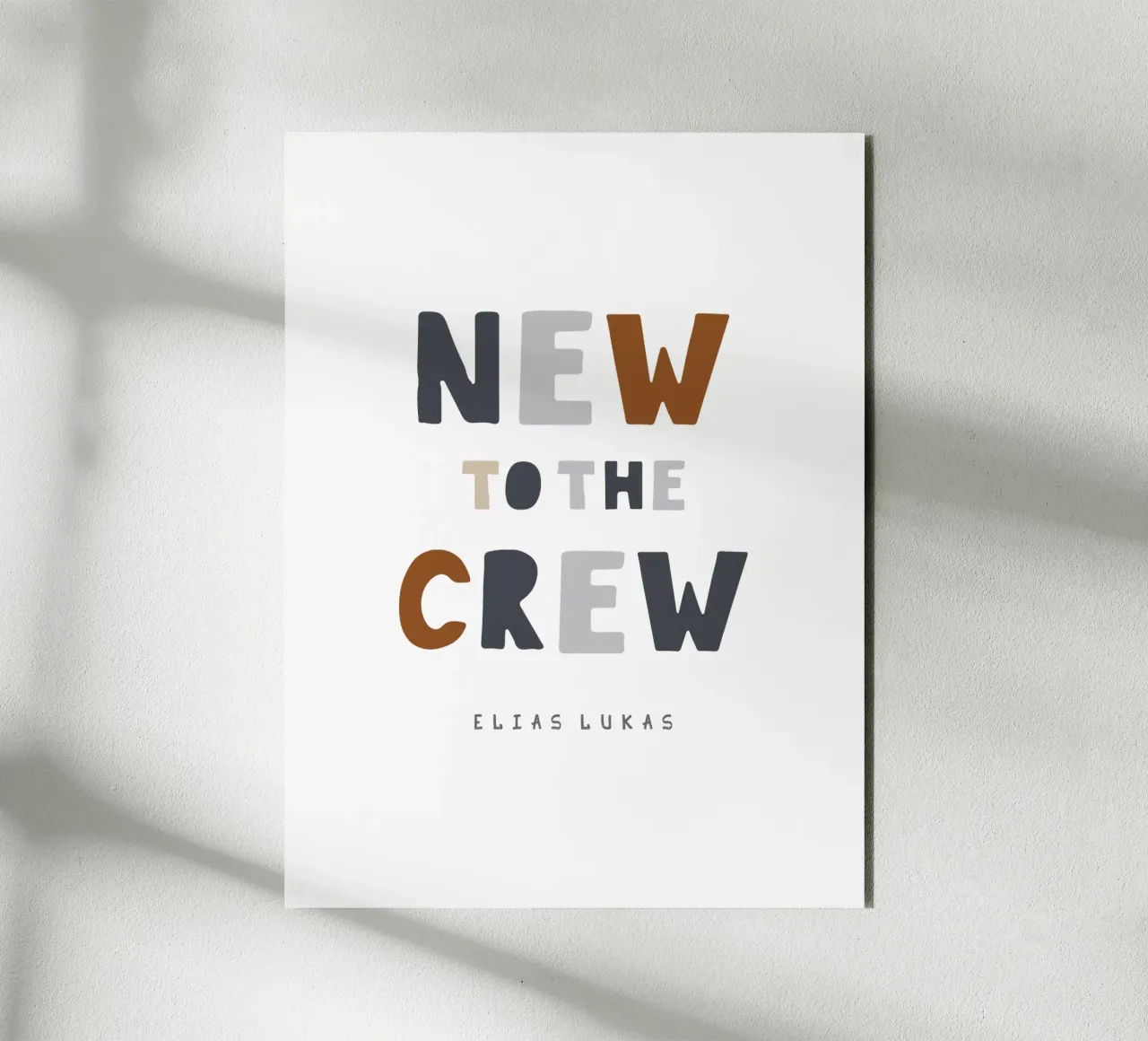 Crew alluminio dibond da Kartenliebe