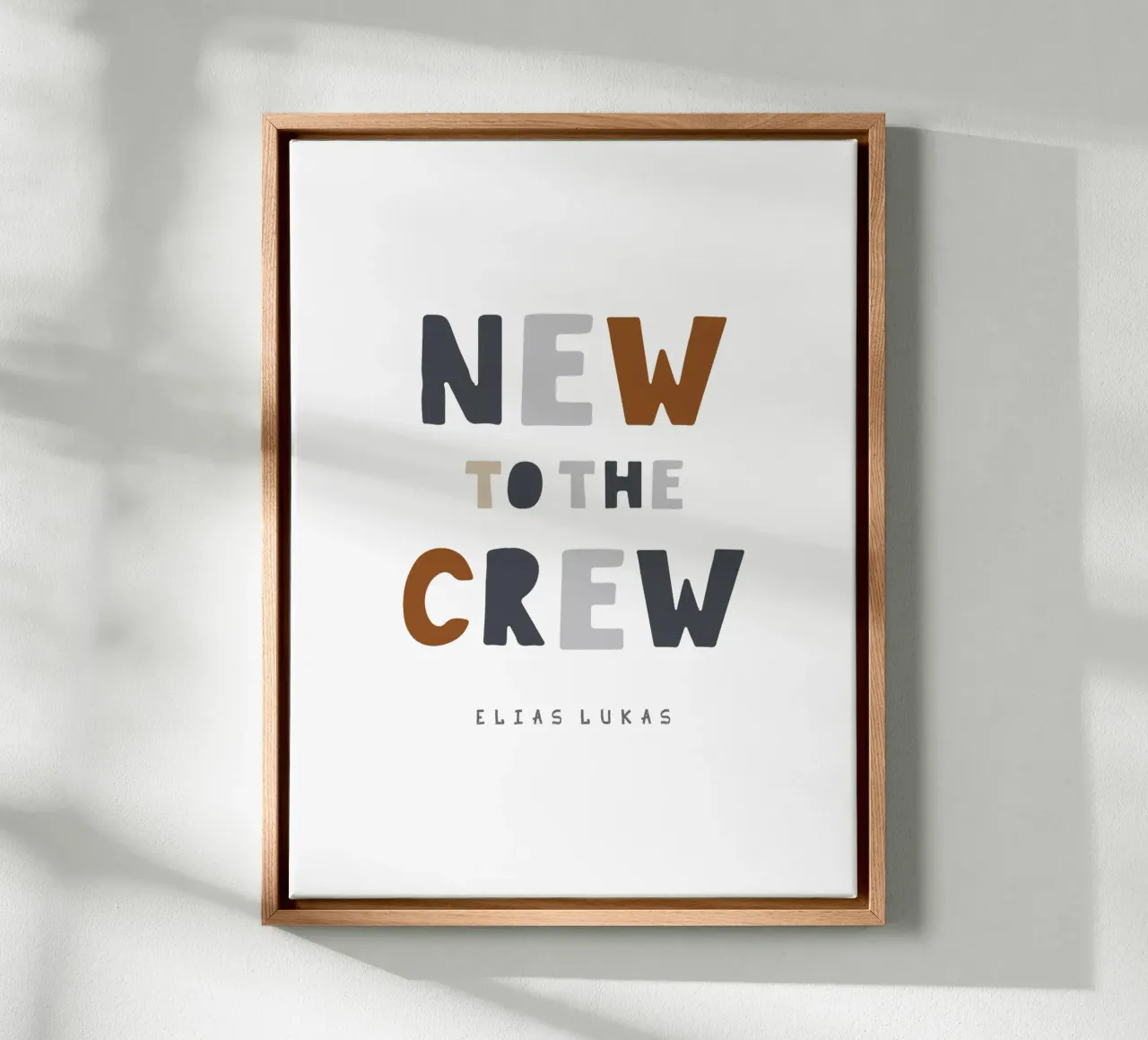 Crew tela con Cornice a cassetta da Kartenliebe