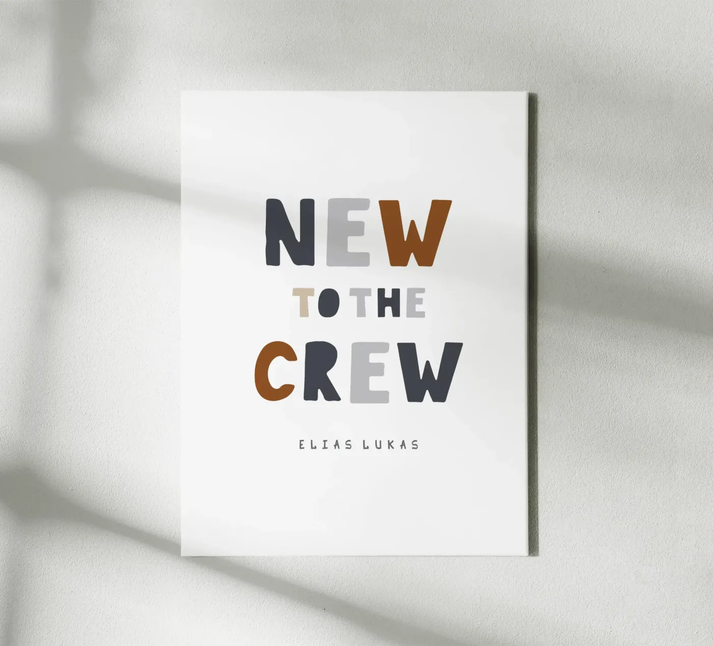 Crew Leinwand von Kartenliebe