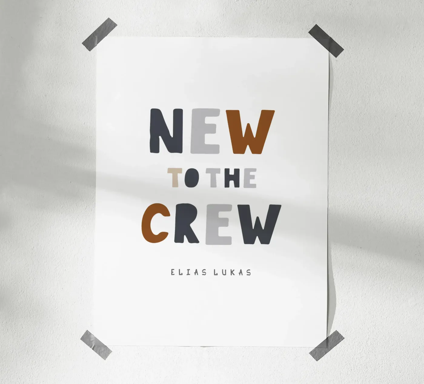 Crew Poster von Kartenliebe