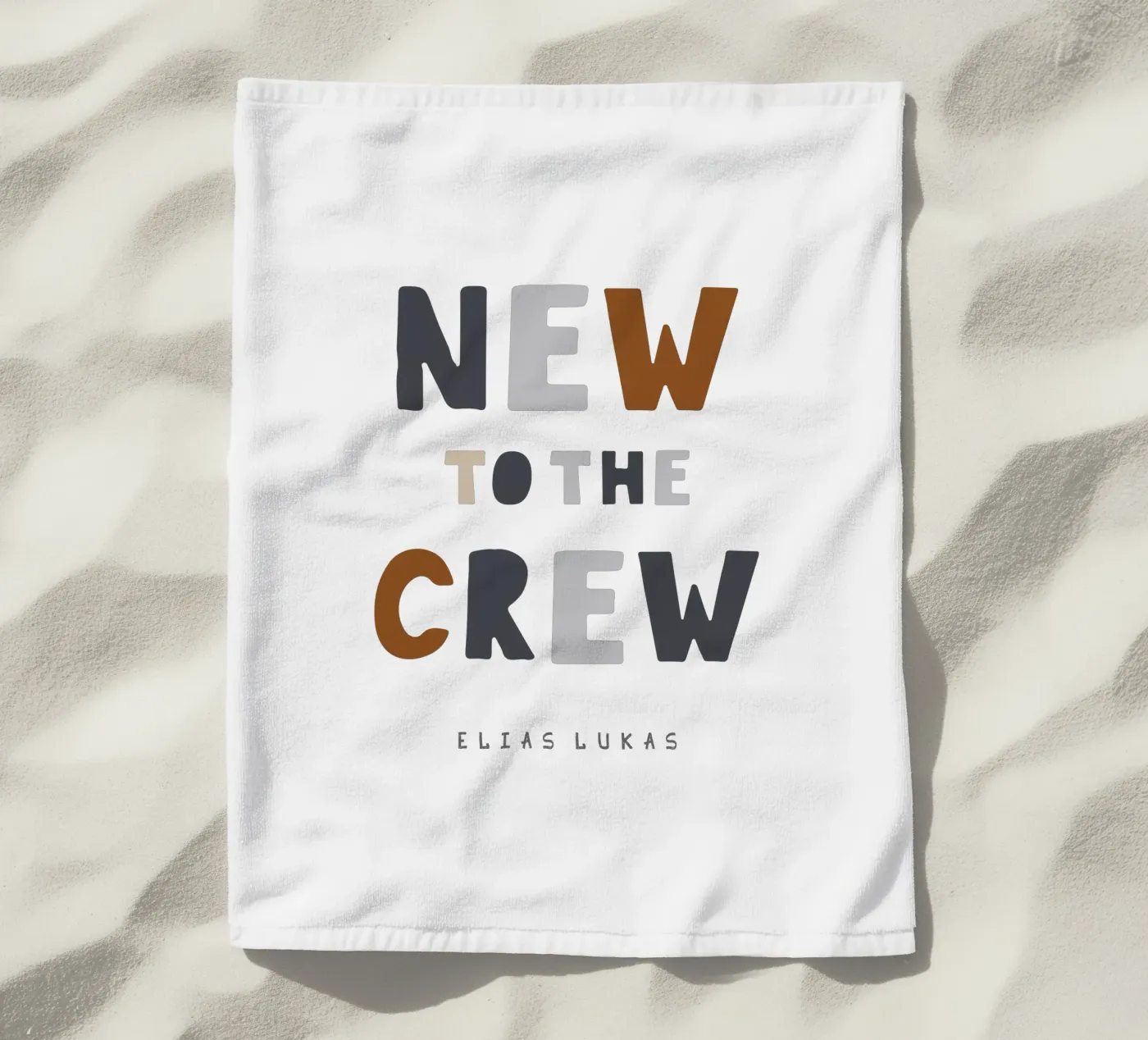 Crew strandhanddoek van Kartenliebe