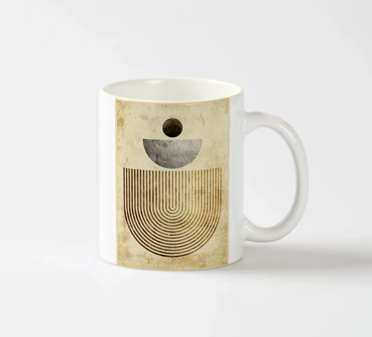 Linee d'oro tazza in ceramica da Adam Bican