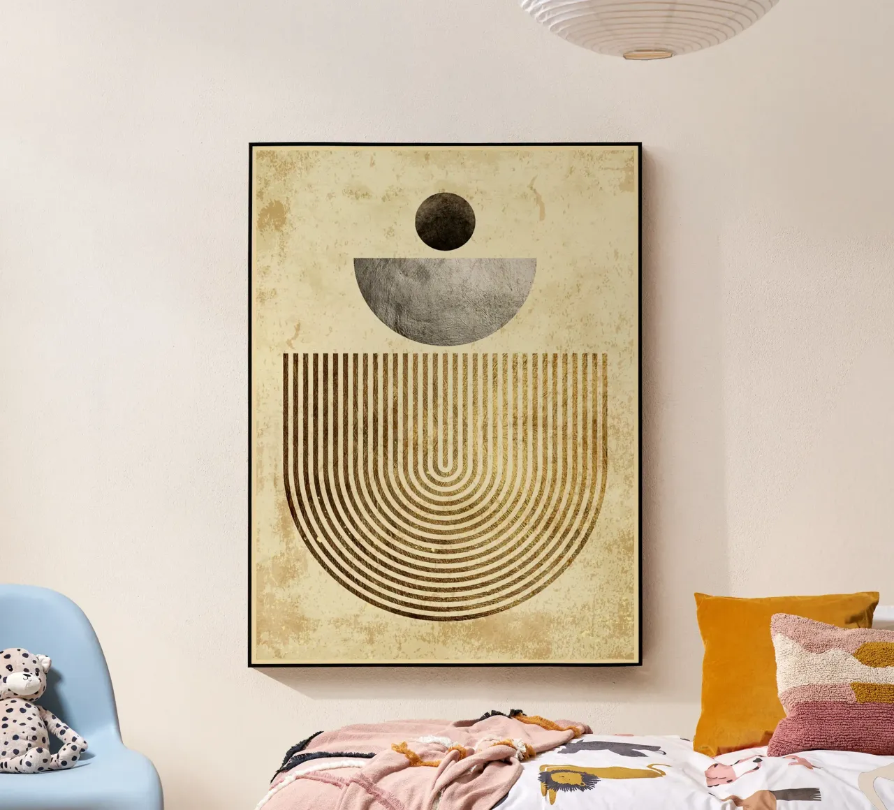 Linee d'oro plexiglass da Adam Bican