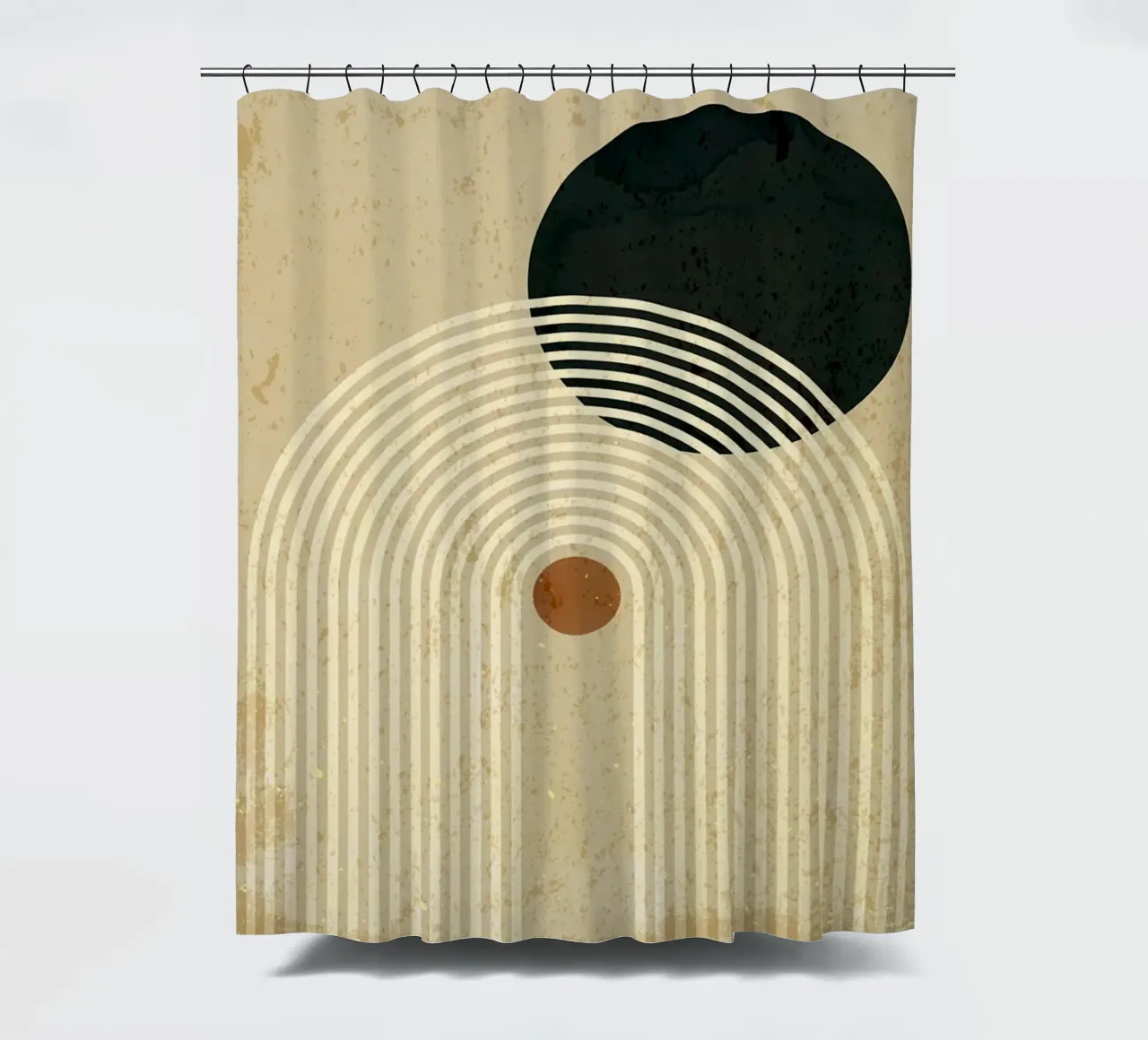 Forme geometriche tenda da doccia da Adam Bican