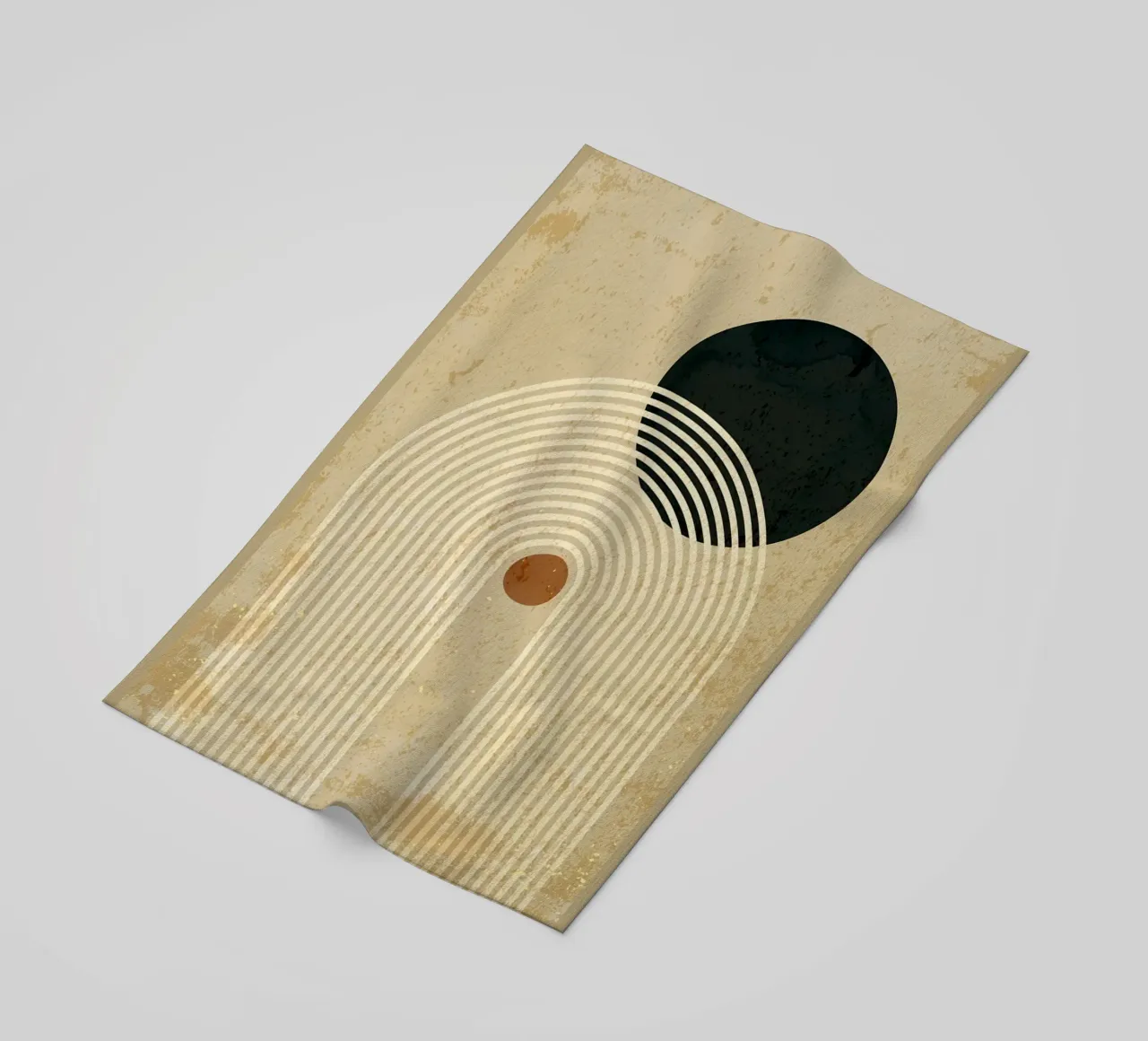 Forme geometriche telo mare da Adam Bican