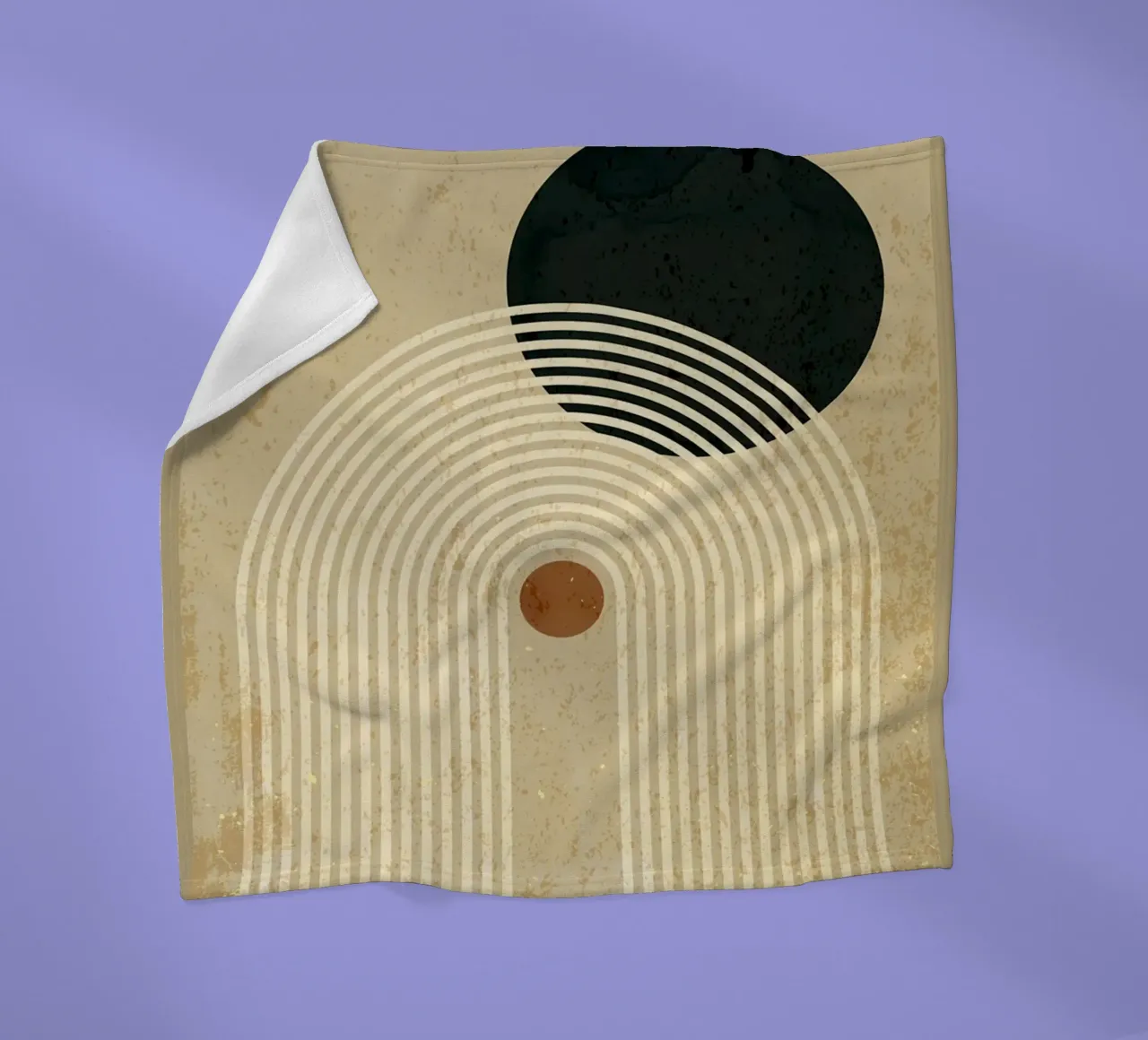 Forme geometriche coperta in pile da Adam Bican