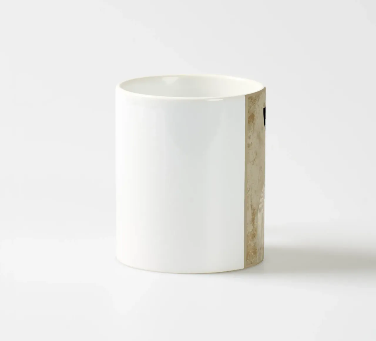 Forme geometriche tazza in ceramica da Adam Bican