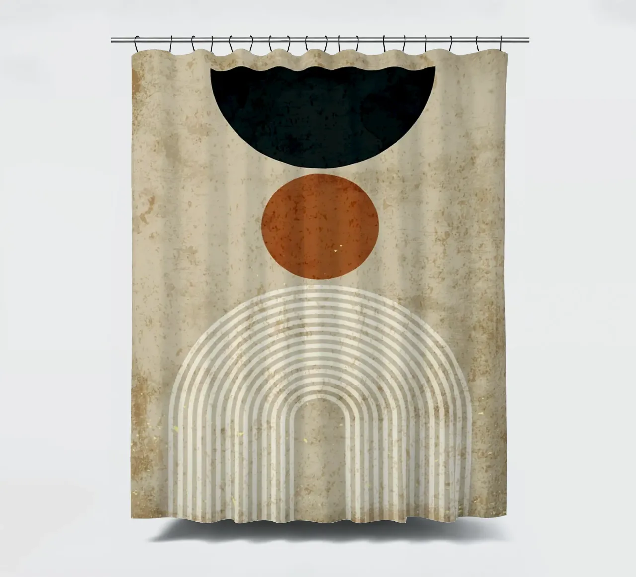Forme geometriche tenda da doccia da Adam Bican