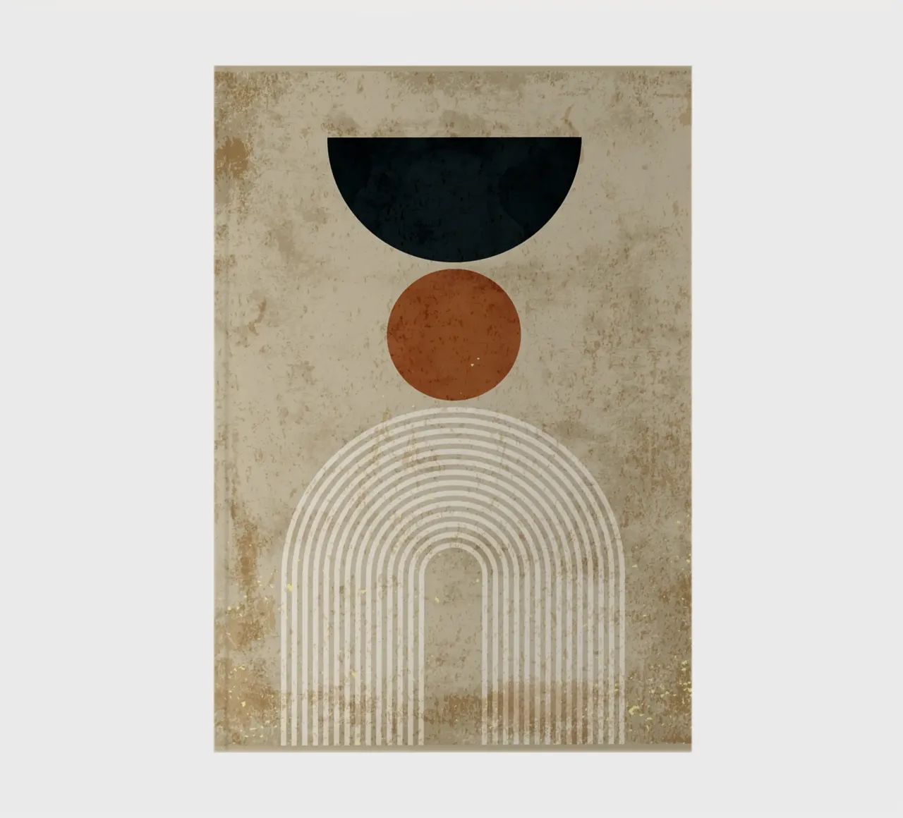 Geometric shapes notebook by Adam Bican