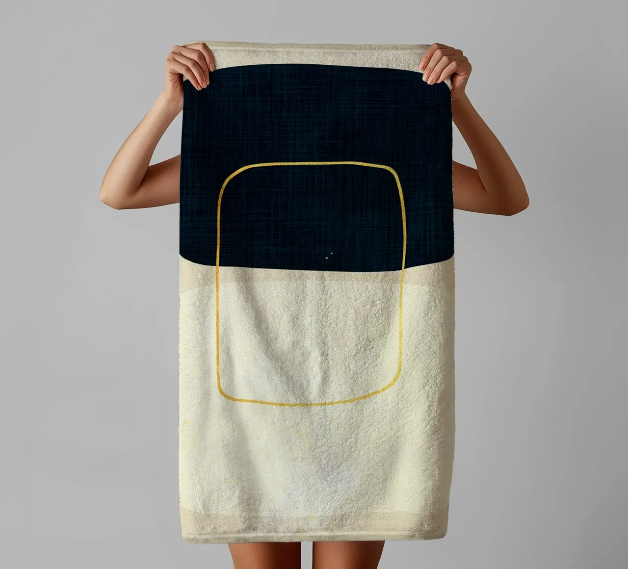 Expressive forms towel by Adam Bican