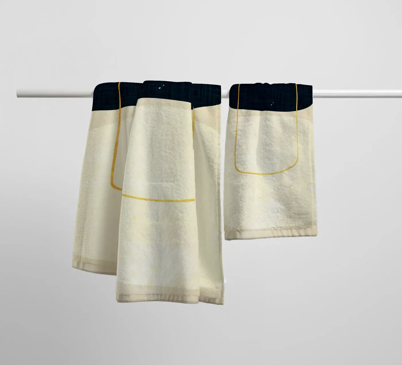 Forme espressive asciugamano da bagno da Adam Bican