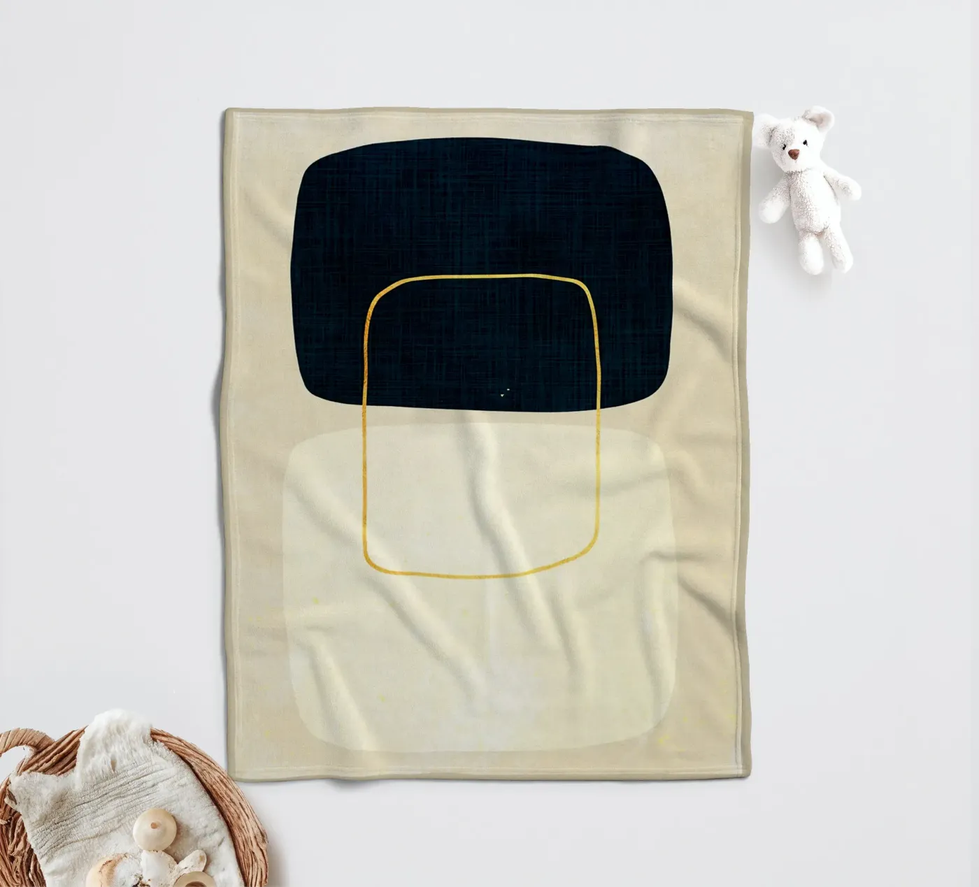 Formes expressives plaid polaire de Adam Bican