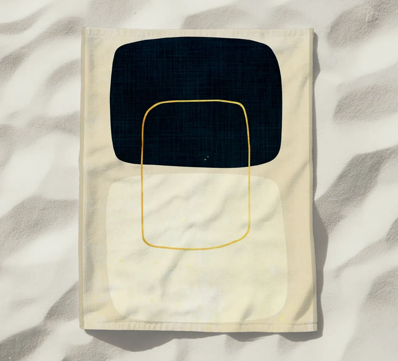 Expressive forms beach towel by Adam Bican