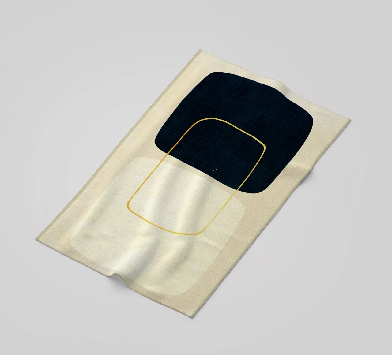 Expressive forms beach towel by Adam Bican