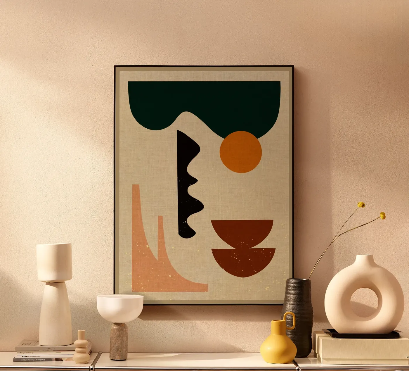 Expressionist shapes forex plate by Adam Bican