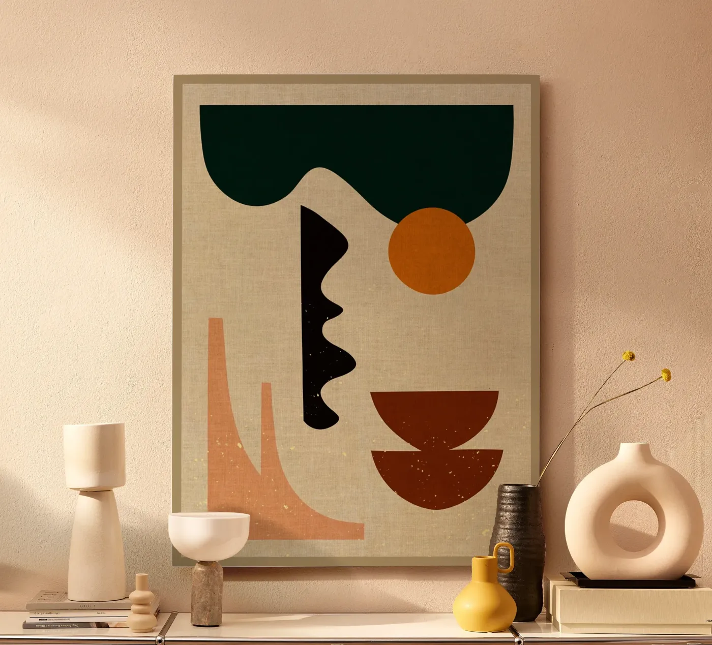 Expressionist shapes forex plate by Adam Bican