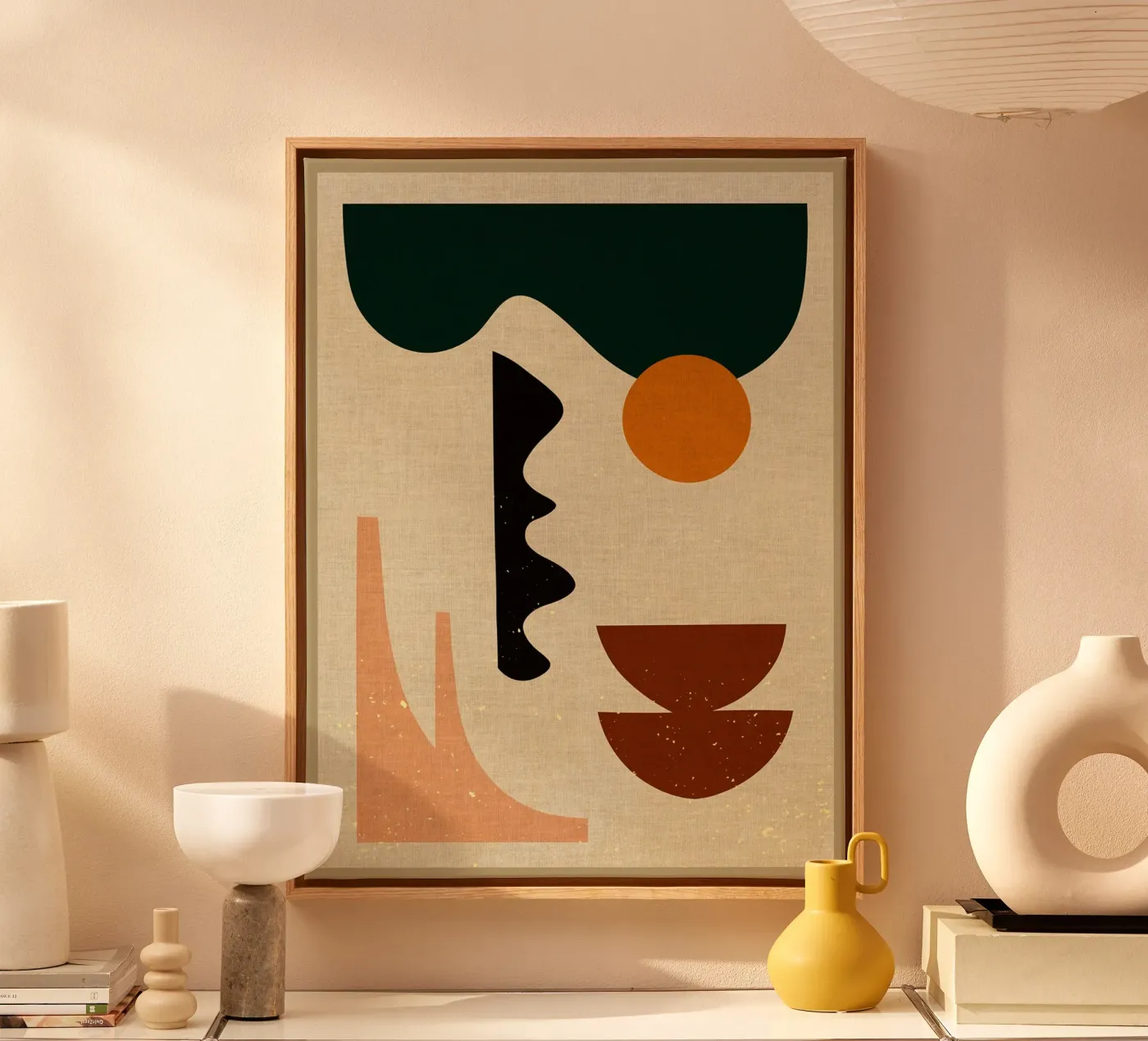 Forme espressioniste tela da Adam Bican