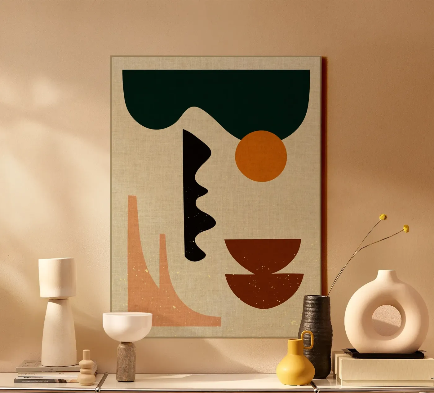 Forme espressioniste tela da Adam Bican