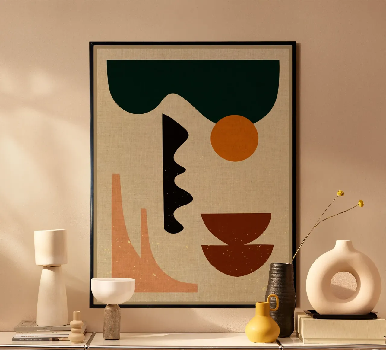 Formes expressionnistes poster de Adam Bican