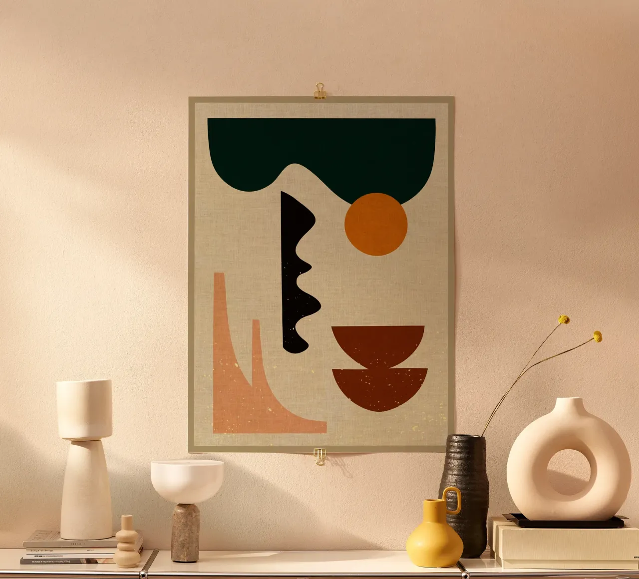 Formes expressionnistes poster de Adam Bican