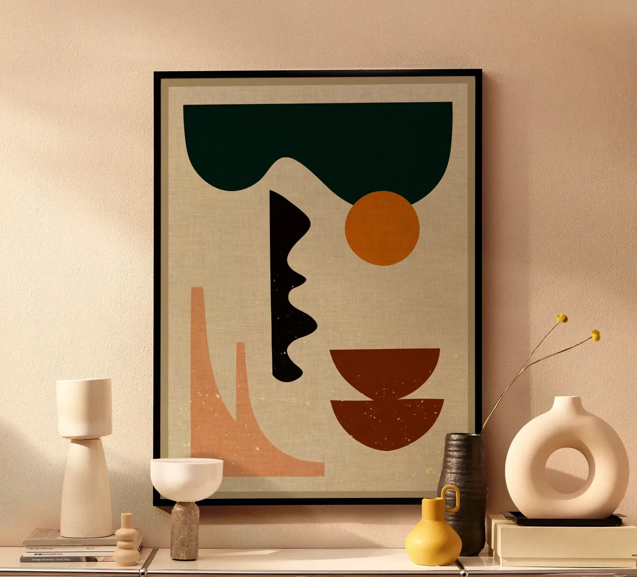 Formes expressionnistes poster de Adam Bican