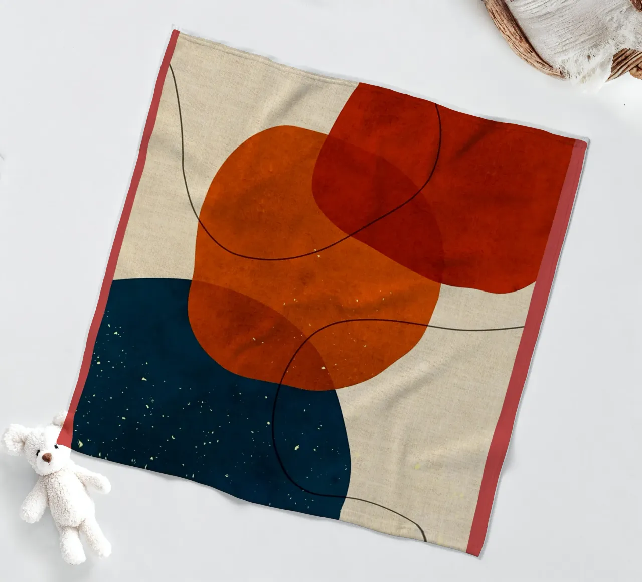 Espressionista boho coperta in pile da Adam Bican