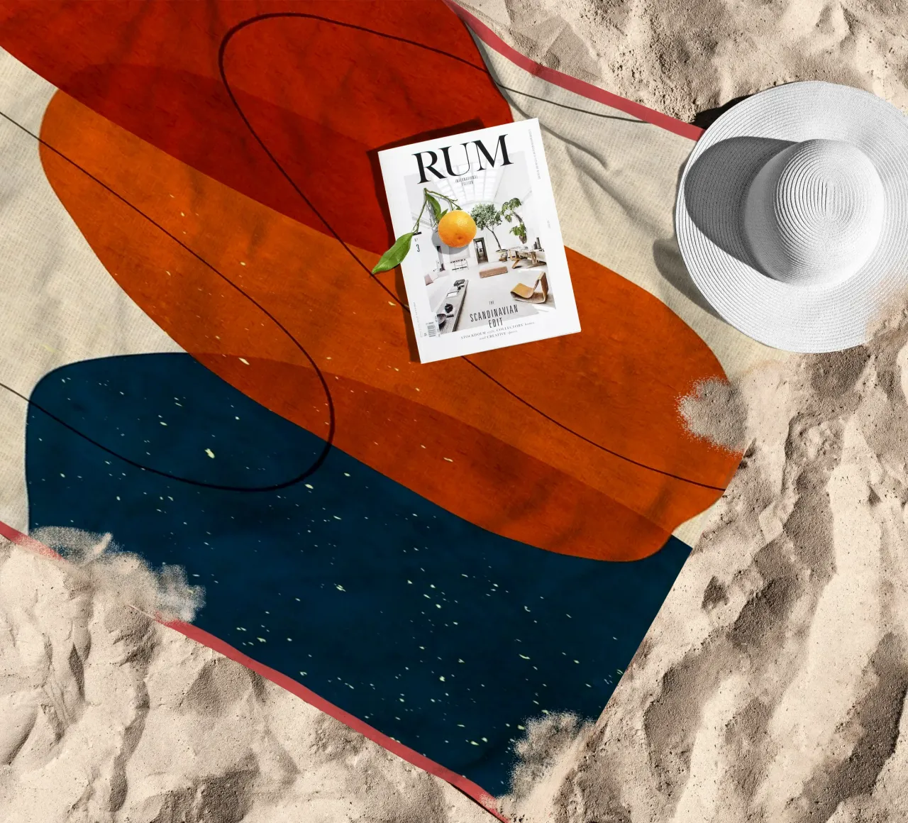 Espressionista boho telo mare da Adam Bican