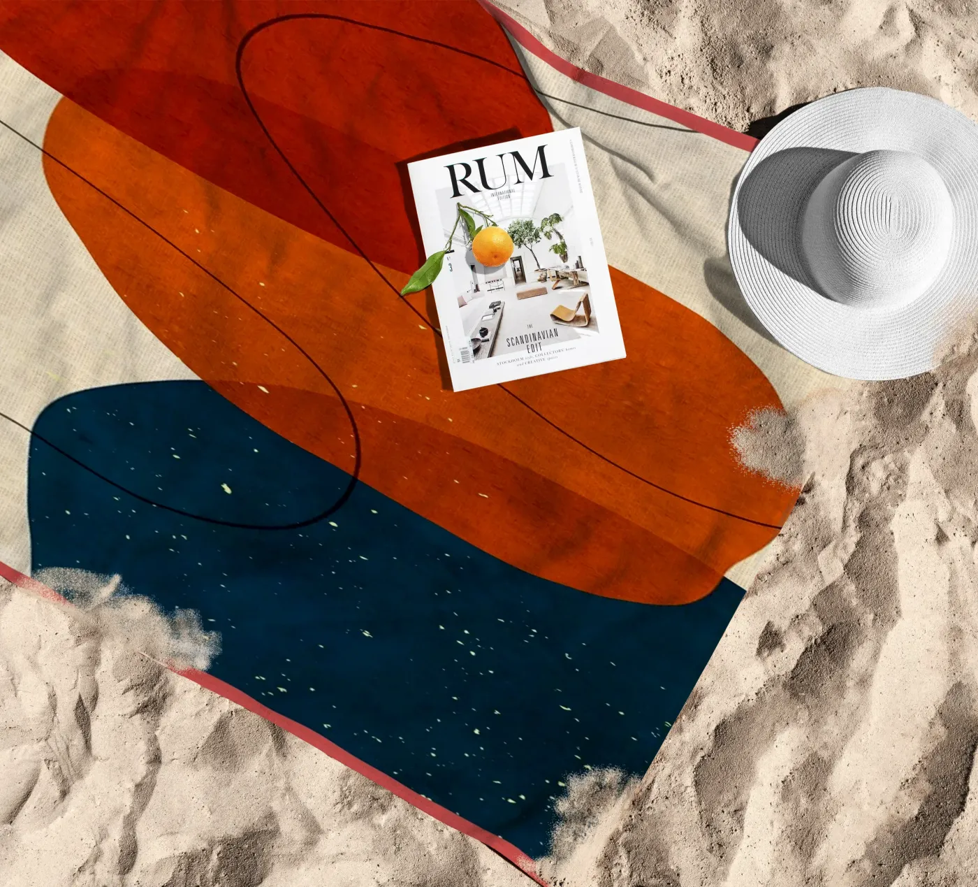 Espressionista boho telo mare da Adam Bican