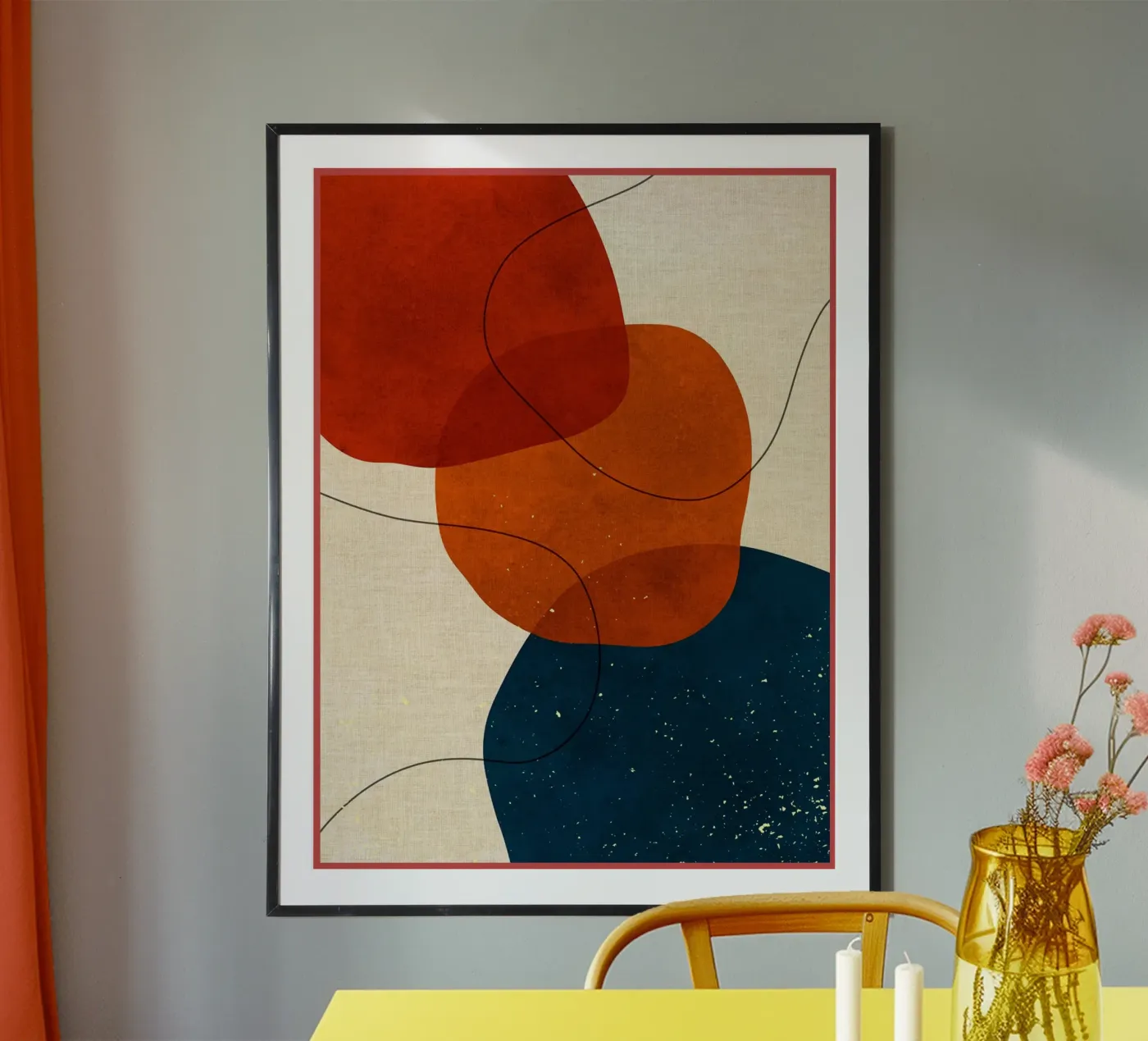 Expressionist boho poster by Adam Bican