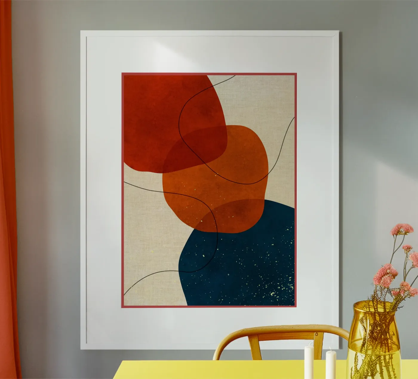 Expressionist boho poster by Adam Bican